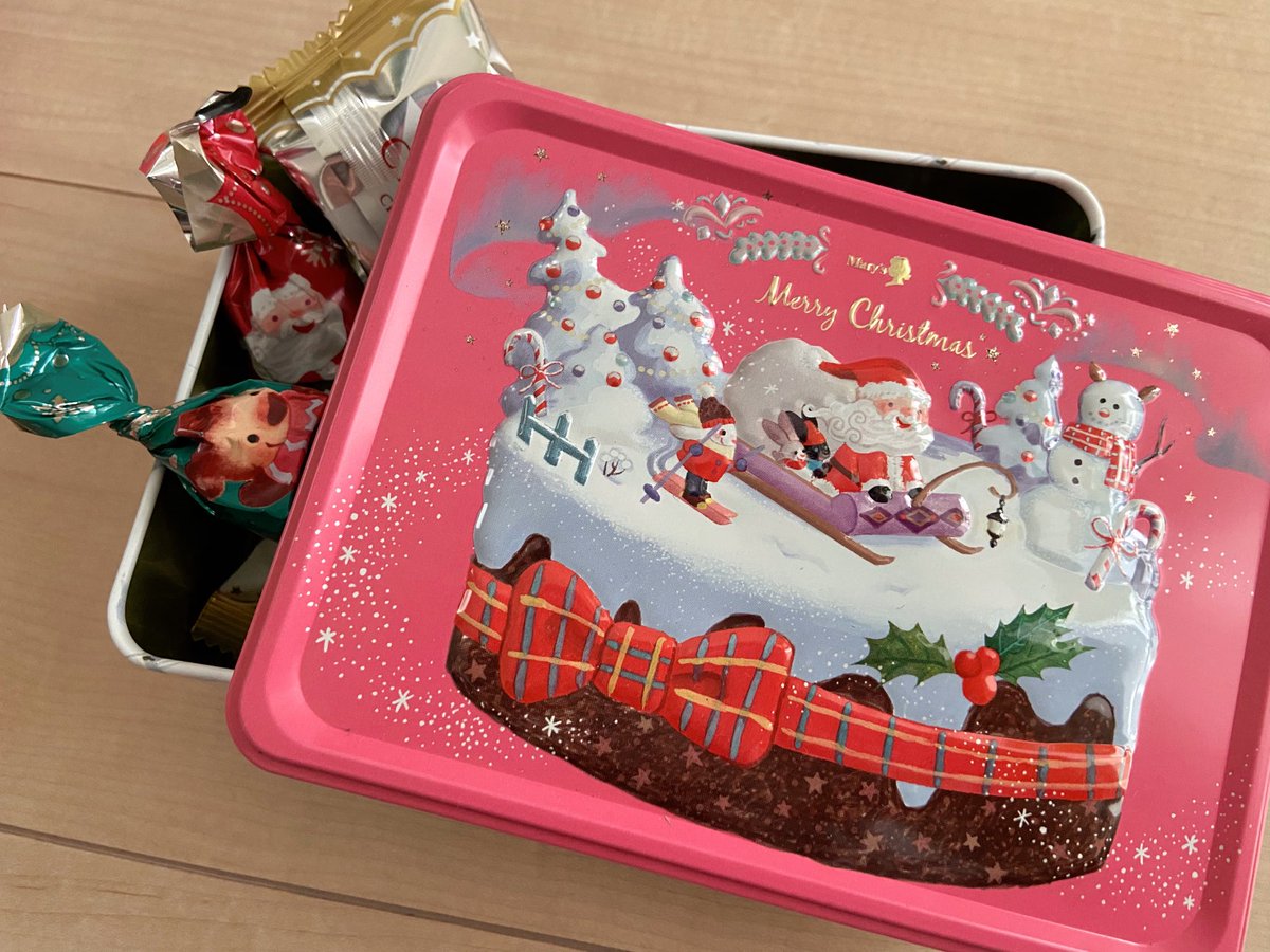 「今年もメリーチョコレート クリスマスパッケージを担当しましたアドベントカレンダー」|おおでゆかこ - イラストレーター 絵本作家のイラスト