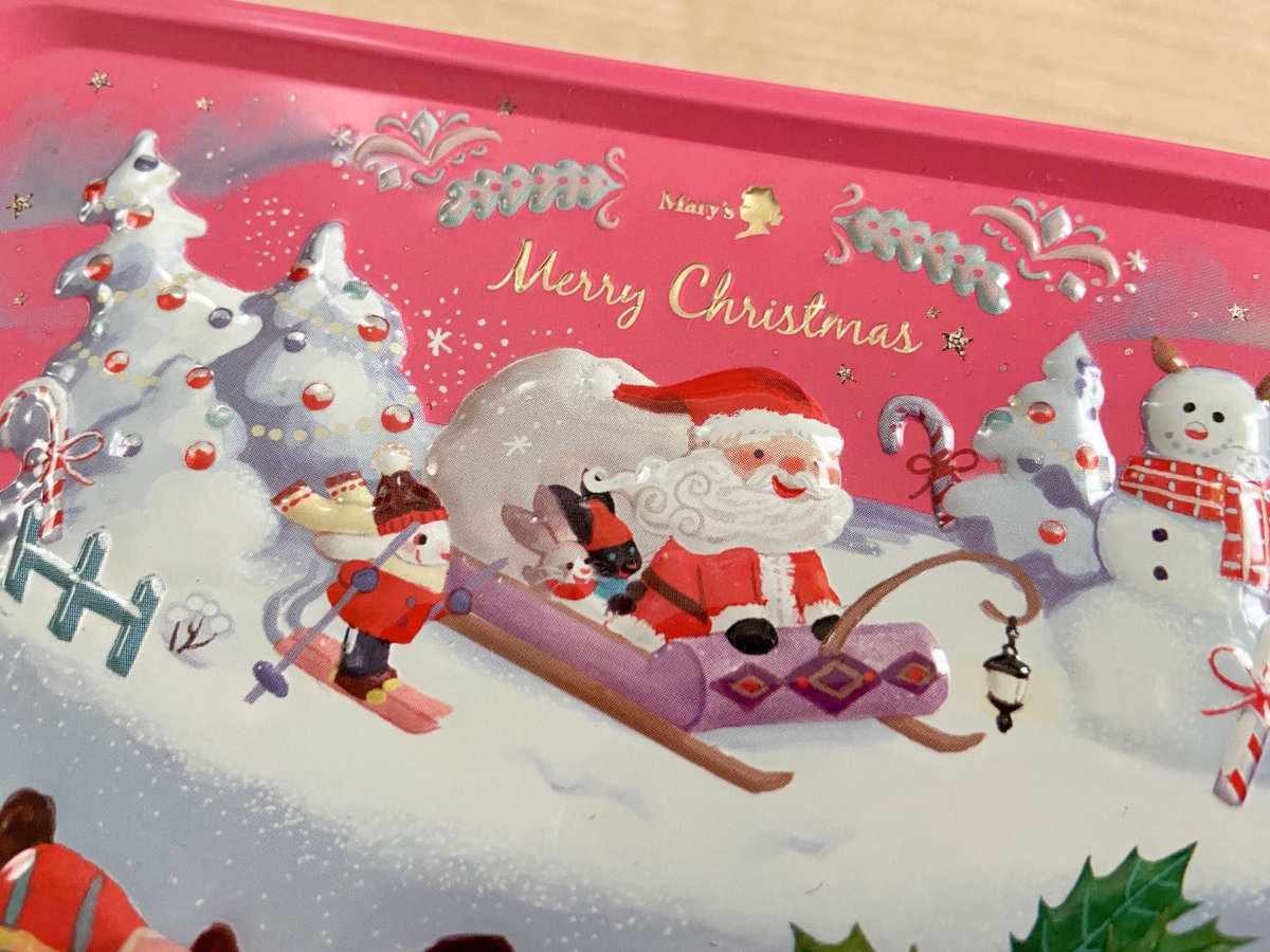 「今年もメリーチョコレート クリスマスパッケージを担当しましたアドベントカレンダー」|おおでゆかこ - イラストレーター 絵本作家のイラスト