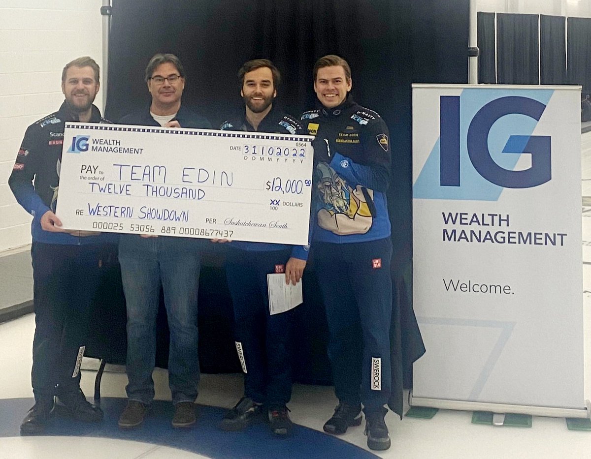 Hardline Curling (@hardlinecurling) on Twitter photo On a roll! Congrats <a href="/TeamNiklasEdin/">Team Niklas Edin</a> winning the IG Wealth Management Western Open in Swift Current SK! Definitely a big treat on Halloween!
Congrats also <a href="/TeamKevinKoe/">TeamKevinKoe</a> on reaching the all-Hardline final!
#HardlineNation #icePad #JoinTheRevolution #HardlineWin
📷 <a href="/sc_curlingclub/">Swift Current Curling Club</a> On a roll! Congrats <a href="/TeamNiklasEdin/">Team Niklas Edin</a> winning the IG Wealth Management Western Open in Swift Current SK! Definitely a big treat on Halloween!
Congrats also <a href="/TeamKevinKoe/">TeamKevinKoe</a> on reaching the all-Hardline final!
#HardlineNation #icePad #JoinTheRevolution #HardlineWin
📷 <a href="/sc_curlingclub/">Swift Current Curling Club</a>
