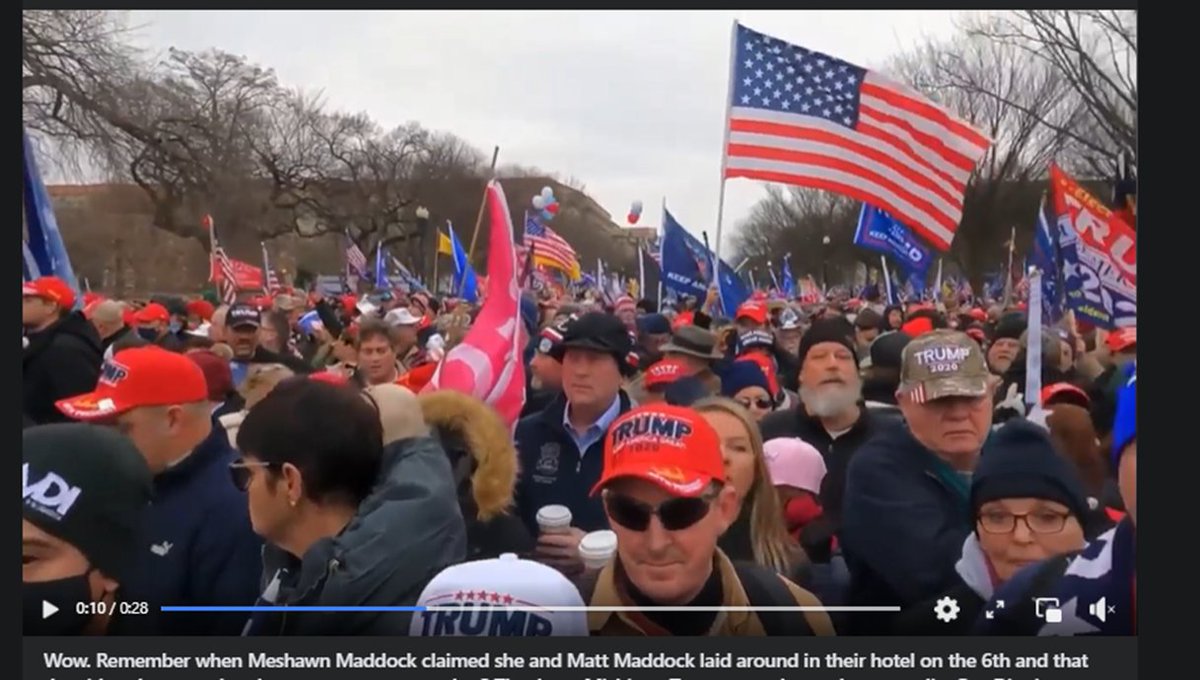 the_psa's tweet photo. @CoChairMeshawn Smile, your on Jan 6th camera! #MuzzleMaddock https://t.co/bYMZUNnYET