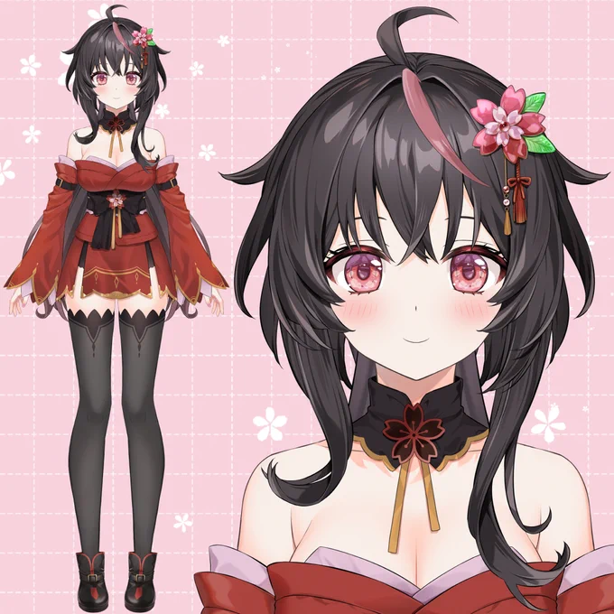 【お知らせ】VTuber桜乃恋華(さくらの れんか)ちゃんのお仕立てをお手伝いさせていただきました初配信は来年だそうです気になった方はぜひ応援よろしくお願いいたします 