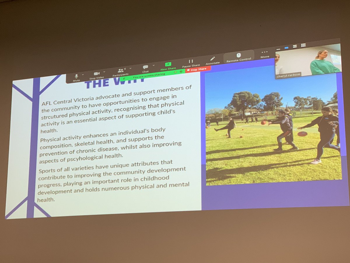 Thank you <a href="/AFL_CentralVic/">AFL Central Victoria</a> for partnering with <a href="/LaTrobeRHS/">La Trobe Rural Health School</a> occupational therapy students in developing and implementing an All Abilities Auskick program for Bendigo. <a href="/LaTrobeSport/">La Trobe Sport</a> <a href="/aflvic/">AFL Victoria</a>