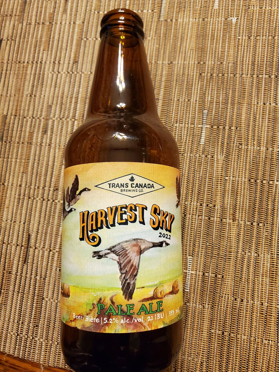 Always a proud moment when our hops go into a local beer! Thanks <a href="/TransCanadaBeer/">TransCanadaBeer</a> for using our hops once again #HarvestSky