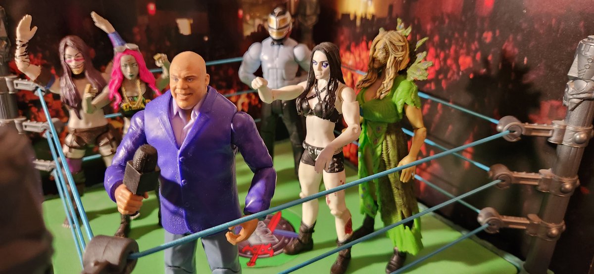 Your next #ZombieMania contest scheduled for 1 fall is a tag team match. Auska &amp; The Undead BOSS <a href="/MercedesVarnado/">Último Moné</a> vs SARAYA &amp; Charlotte Flair. Your referee is A Machine #FigLife