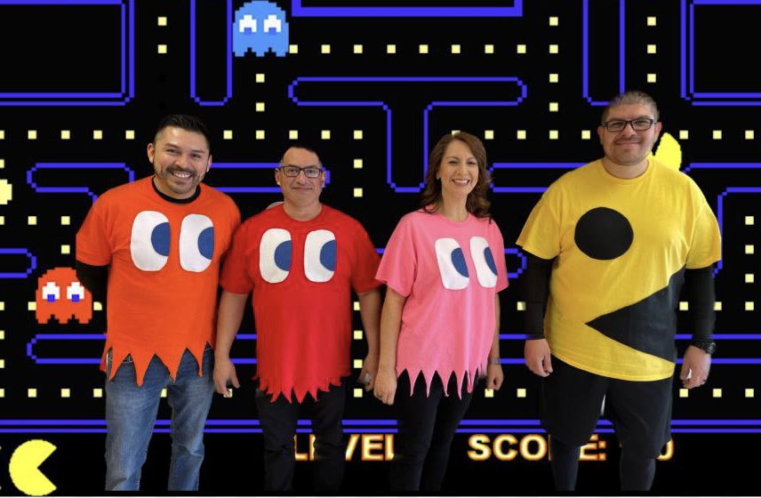 The Ensor Algebra team transforms into the classic Pac-Man video game! 🕹️ #WeAreEnsor #TeamSISD