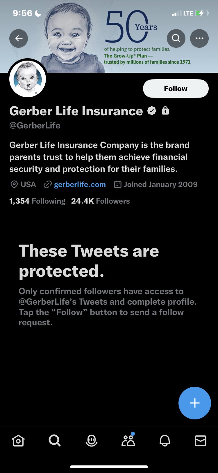 foodieti on Twitter: "WHY THE FUCK IS THE GERBER LIFE INSURANCE ACCOUNT