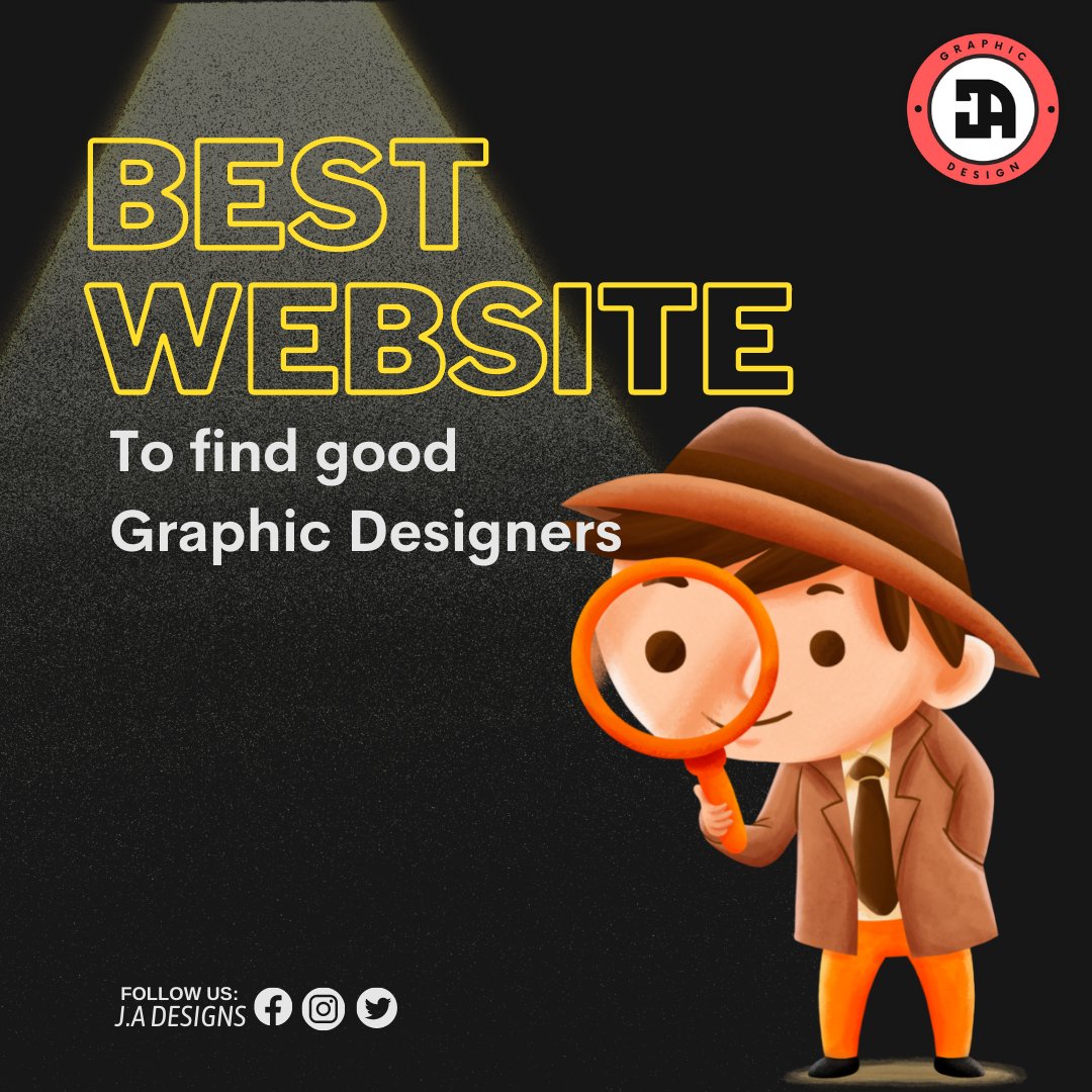 JAGraphicDesign's tweet photo. The best place to find a graphic designer is by searching online.😇👌
There are lots of social media sites where designers post their portfolios.
You might want to visit this site for more info's: https://t.co/FR3FGYhRgo
#graphicservices
#digitalillustrationexpert https://t.co/0Bvgqp3swF