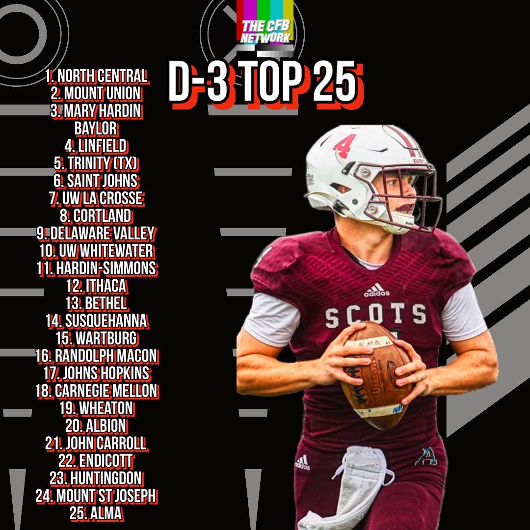 thecfbnetwork's tweet photo. Here is this week’s CFBNETWORK D-3 Top 25 https://t.co/4ahIfl9N9F