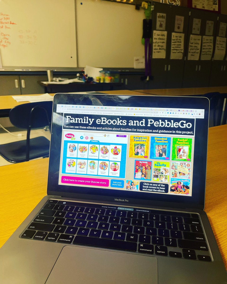 We kicked off a new project with our high school Family Living class today. They’ll be reading about and researching families to create a @buncee using @capstonepub #PebbleGo Create. We can’t wait to see what they create. 📚💻🎉 #vanmeter #tlchat #futurereadylibs #edtech #edchat