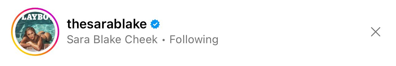 Sara Blake Cheek on Twitter: "Guess who just got a shiny blue check on IG 😱 https://t.co