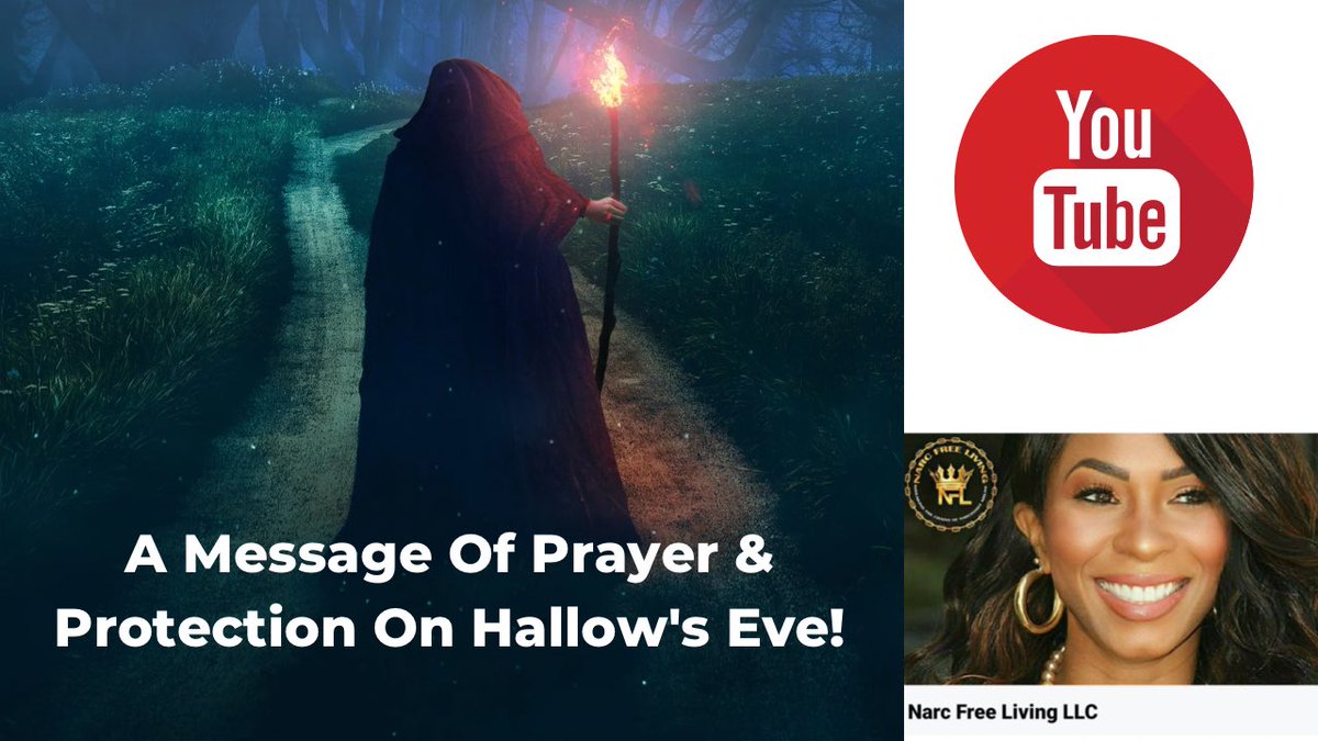 free_narc's tweet photo. Hallow's Eve Message: Prayers &amp; Protection Against Witchcraft! #narcissi... https://t.co/m4zVKslKil via @YouTube https://t.co/qdzdXWVXm4