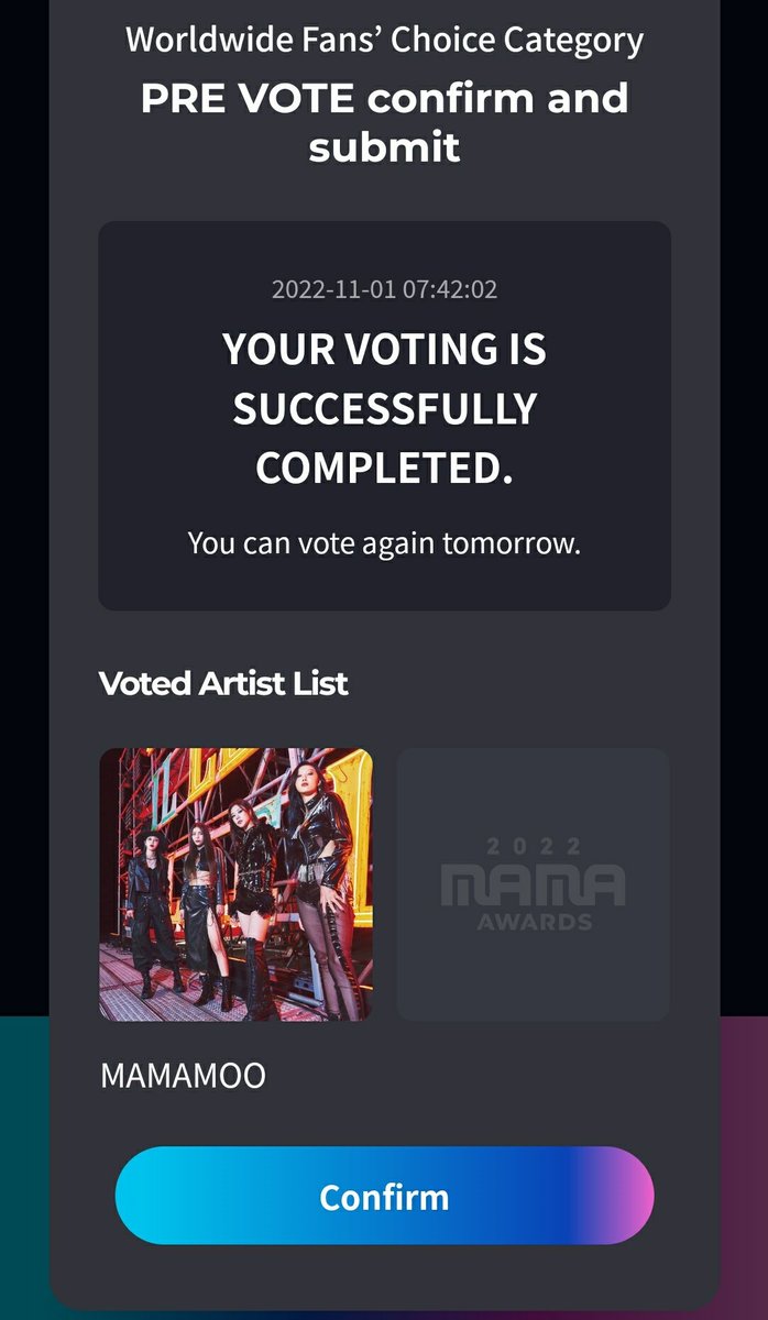moodarada2's tweet photo. 11/1

I vote #mamamoo for Worldwide Fan's Choice Top 10 #MAMAVOTE 

🔗https://t.co/vQ0D07rg9Y https://t.co/9OG3H6Rwe0
