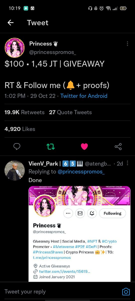 jaysbeaming's tweet photo. @princesspromos_ https://t.co/jfwh6CmdvK