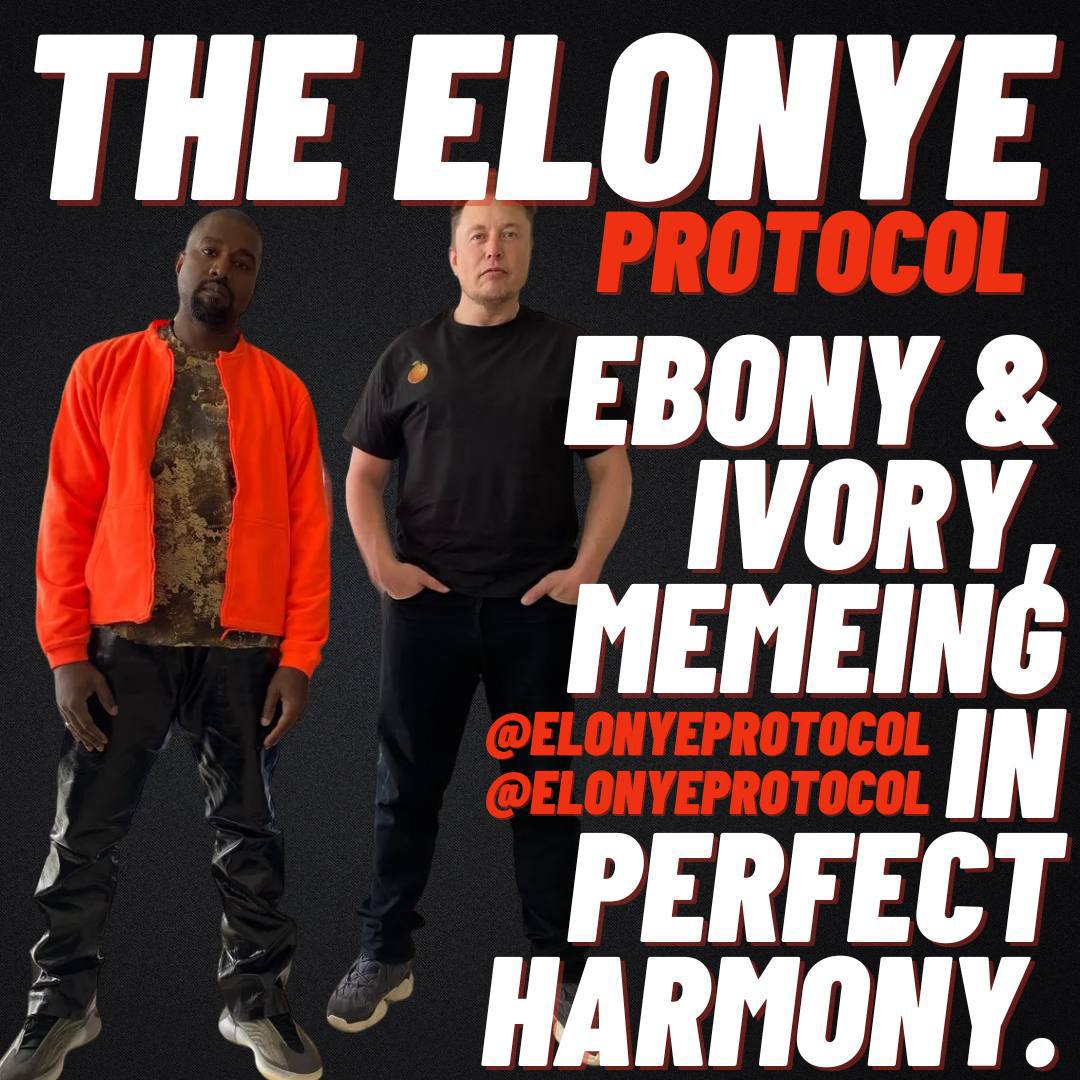 Gua Kamole 🐸🟪 (@guakamolecrypto) on Twitter photo <a href="/elonmusk/">gorklon rust</a> <a href="/EvaFoxU/">Eva Fo𝕏 🦊 Claudius Nero's Legion</a> #FreeSpeechForever !!!
<a href="/ElonMusk/">gorklon rust</a> + <a href="/KanyeWest/">ye</a>
$ElonYe <a href="/ElonYeProtocol/">The Elonye Protocol</a> <a href="/elonmusk/">gorklon rust</a> <a href="/EvaFoxU/">Eva Fo𝕏 🦊 Claudius Nero's Legion</a> #FreeSpeechForever !!!
<a href="/ElonMusk/">gorklon rust</a> + <a href="/KanyeWest/">ye</a>
$ElonYe <a href="/ElonYeProtocol/">The Elonye Protocol</a>