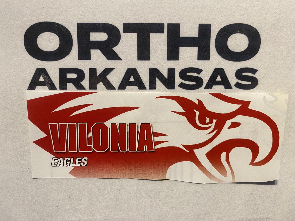 The Ortho Ar POG for the Vilonia Eagles is Wesley McKissack 21-35-376-3TD &amp; Jack Vines 7-114-TD Rec &amp;Cadien Gibson 5-108-TD Rec &amp;Eli Mosier 4-100-TD Rec. ⁦<a href="/ViloniaF/">Vilonia Football</a>⁩ ⁦<a href="/WesleyMckissack/">Wesley McKissack</a>⁩ ⁦<a href="/JackVines2/">Jack Vines</a>⁩ ⁦<a href="/CadienGipson/">Cadien Gipson</a>⁩ ⁦<a href="/EliMosier1/">Eli Mosier</a>⁩ ⁦<a href="/OrthoArkansas/">OrthoArkansas</a>