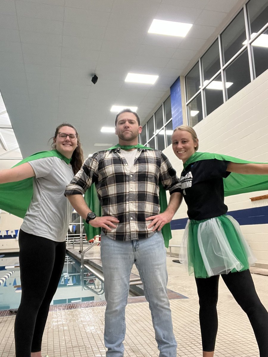 AHS_SwimDive's tweet photo. Introducing our 22-23 SUPER COACHES!!! 💚 Coach C, Coach K &amp; Coach M @auroraathletics @AHS_MH @Greenmensteward @AHS_SeanBaker #GreenmenPride #DefendingSuburbanLeagueChamps #ItsStillOurYear https://t.co/nNpYiQMw75