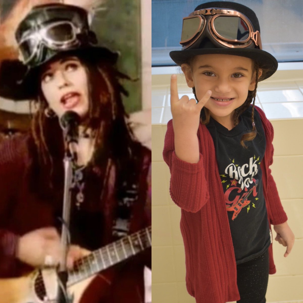 GabiRiot's tweet photo. Happy Halloween, what’s going on?! 
🎃🎤🤘🏽🎸🎵👻 @LindaPerryProj  #4nonblondes #lindaperry #grunge #90s #music https://t.co/NhWwn6tXQA