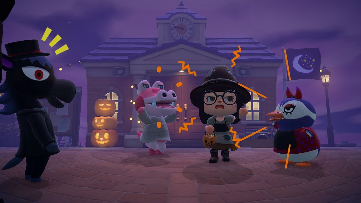 maplem00n's tweet photo. Boo! #AnimalCrossing #ACNH #NintendoSwitch https://t.co/imDAEnrdHL