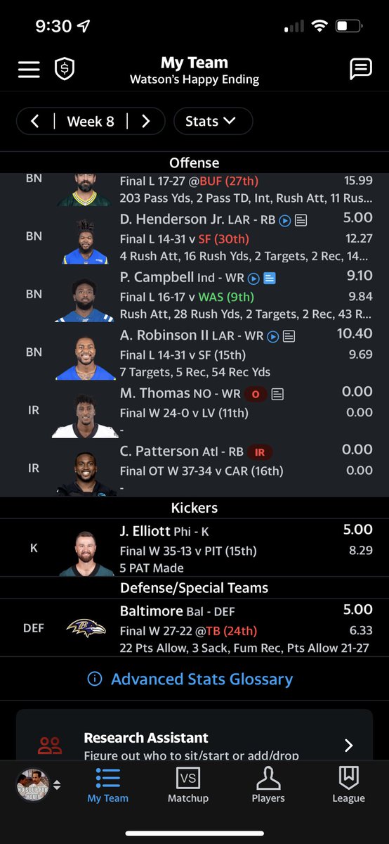 chefgaberosado's tweet photo. @YahooFantasy https://t.co/0Xbfgh7N54