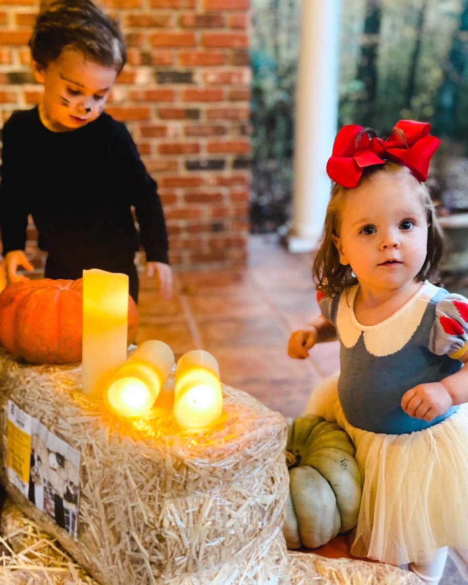 Eloise decided to celebrate Reformation Day by dressing up as a 16th century Protestant German princess. 
_
Jefferson’s costume represents some sort of Pagan holiday that happens to fall on this same day. We are praying for him. #prayforJefferson #happyreformationday