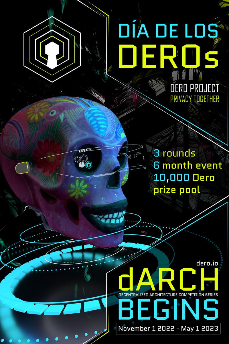 Hello $DERO community and fans! We are happy to announce that details for #dARCH are now live!

More information is available at both medium.com/deroproject and reddit.com/r/deroproject!

Let's do this #DERO!

Thanks again for all of your patience and support. The time is NOW!