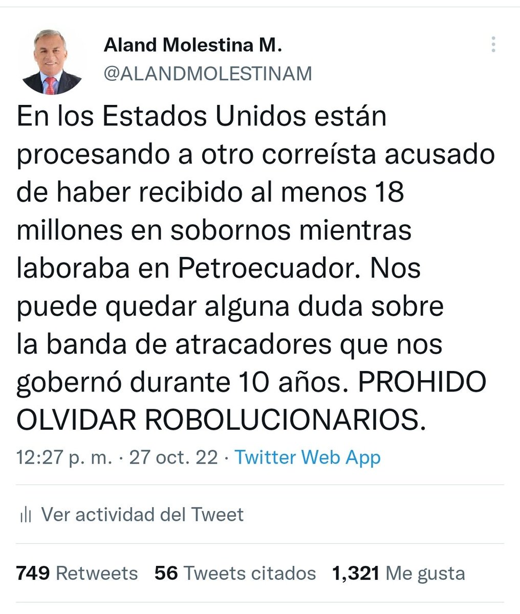 ALANDMOLESTINAM's tweet photo. El gerente de la "podredumbre reinante"era CAPAYA,quien solapado por @MashiRafael ocupó cargos públicos hasta llegar a Ministro de Energía.En marzo del 2010 la Armada dejó de administrar Petroecuador,Arias llegó a Petroecuador en abril del 2010. "El pez muere por su propia boca". https://t.co/4SmvYH3xtv