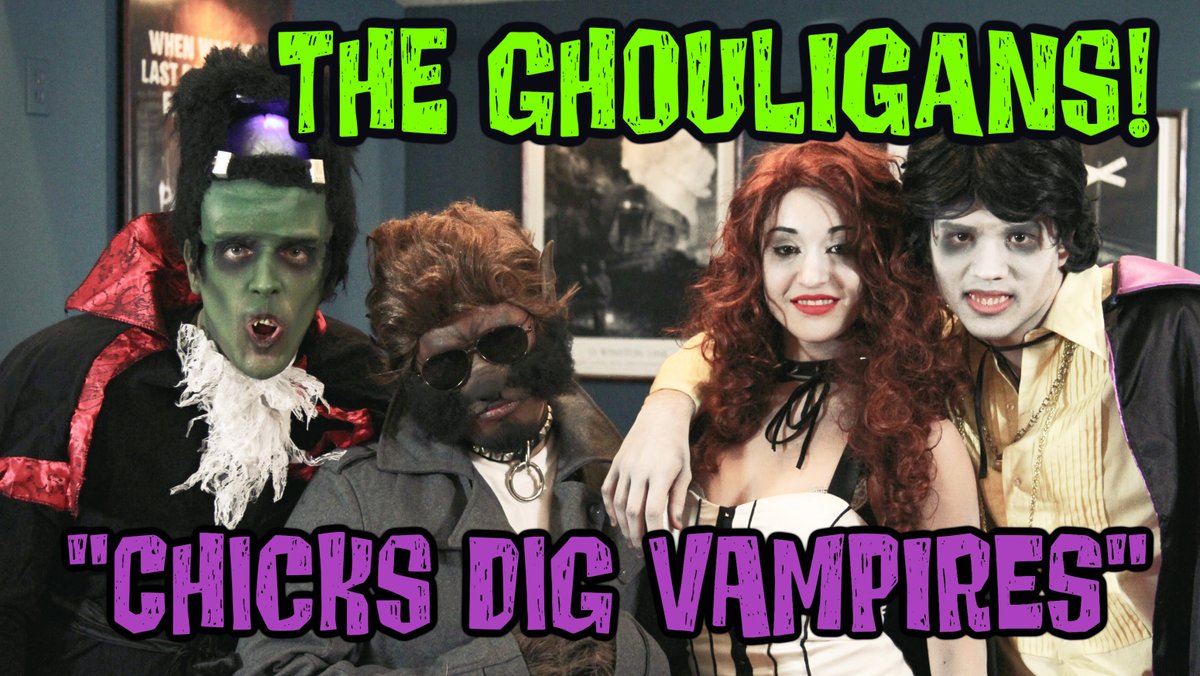 WATCH: The Ghouligans! Episode 4 'Chicks Dig Vampires' now on our Facebook Page. 🦇

#ghouligans #halloweenseason #spookyszn  

fb.watch/gwfVGe36CM