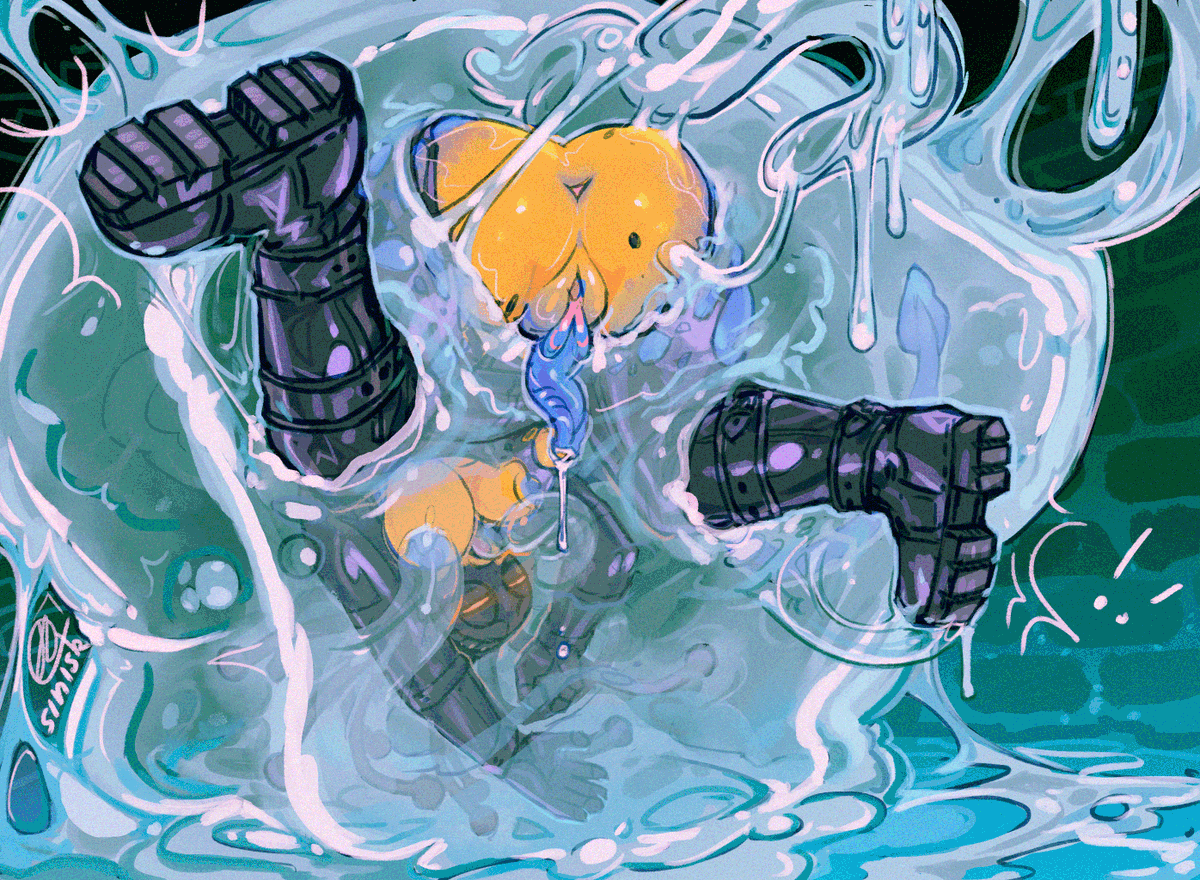 _sinisk's tweet photo. ((TERATOBER 2022: ooze))

eleventh piece for teratober! in which Xanathar's son, Gyll, discovers that the dungeon of the mad mage is full of all sorts of sticky situations (and cheeky gelatinous cubes ;3c)

🧊💦

#teratober2022 #teratober #dnd https://t.co/Y1JRiusjKI