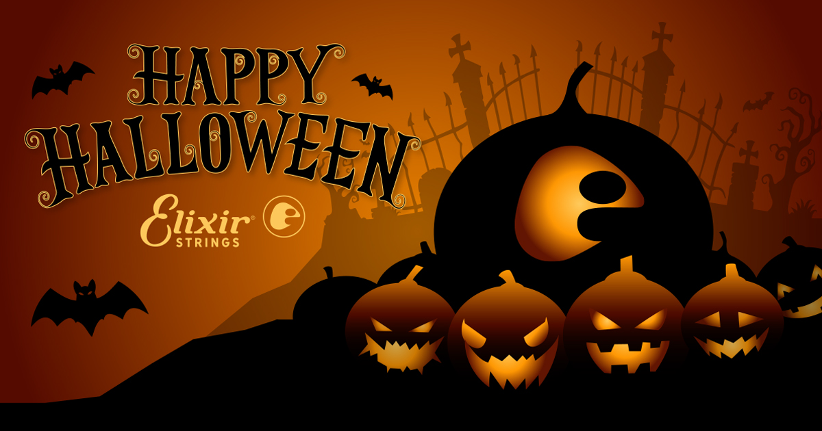 #HappyHalloween! #elixirstrings #elixirtheoriginal #longestlastingtone #guitarplayer #guitarplayers #bassplayer #bassplayers #bassstrings #guitarstrings #guitargear #guitargram #instaguitar