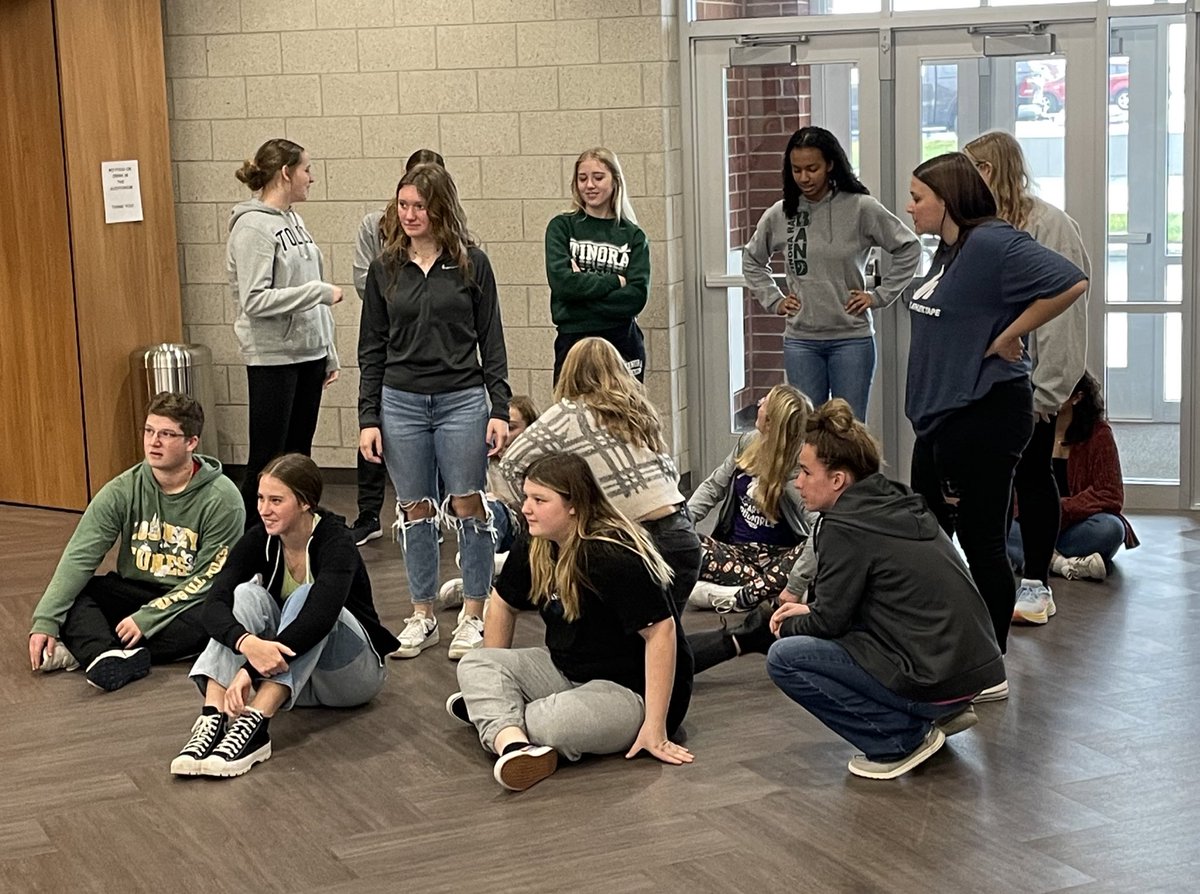Ram Crews student leadership training today. Students and staff coming together to improve our school culture! #WeBeforeMe