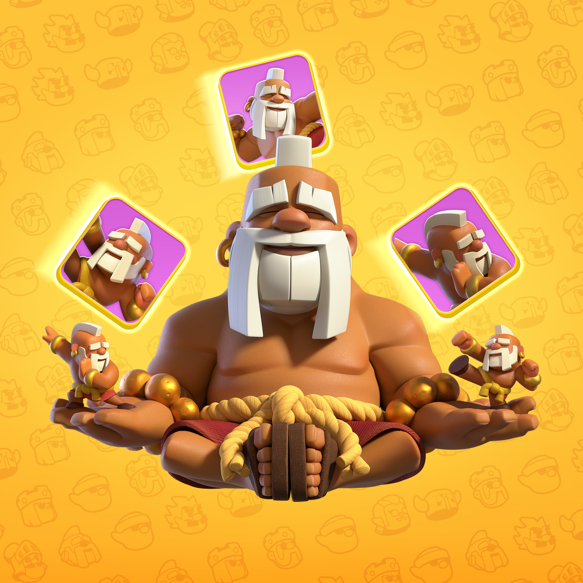 This isnt the first time we see Monk from Clash Mini!!! : r/ClashRoyale