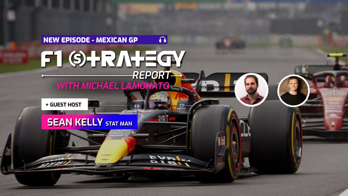 Join <a href="/MichaelLamonato/">Michael Lamonato</a> and F1's pre-eminent stats man <a href="/virtualstatman/">Sean Kelly</a> as they break down the key strategic elements of the #MexicanGP on the #F1 Strategy Report Podcast f1strategyreport.com
