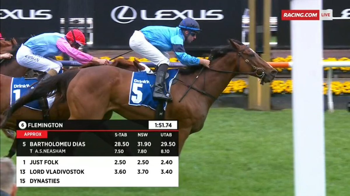 Racing tweet picture