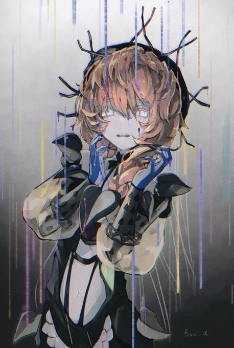 第二再臨のゴッホちゃんてカッコ良くも可愛くもエロくもミステリアスでも何でも似合うから、個人的に描きやすい気がしますー 