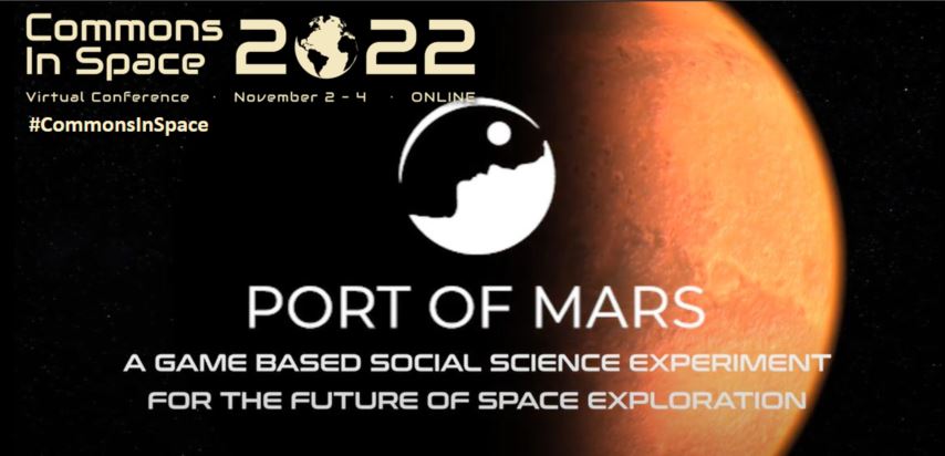iasc_commons's tweet image. Port of Mars Gameplay starts in one hour at 2022space.iasc-commons.org with @lancegharavi @janssen_marco Allen Lee and Scott Foster. Meet the developers and see whether your group can survive!

#CommonsInSpace
@Cirus_Eawag @ASUGlobalFuture @UUCopernicus @II_ASU