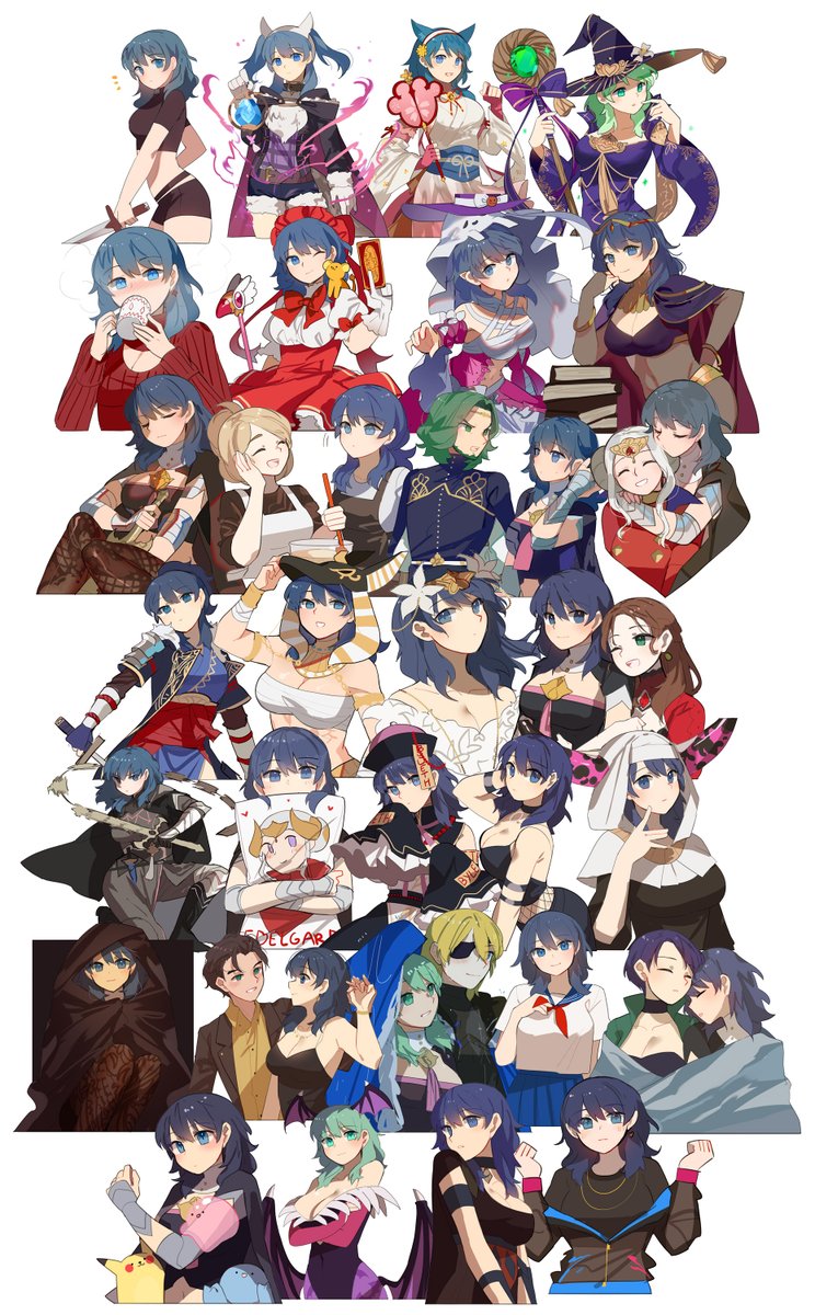 I'M FINALLY DONE WITH #ARTOBER 😭 HERE'S ALL OF THE BYLETHS I DREW
#FE3H #FEHeroes #Bylethober
