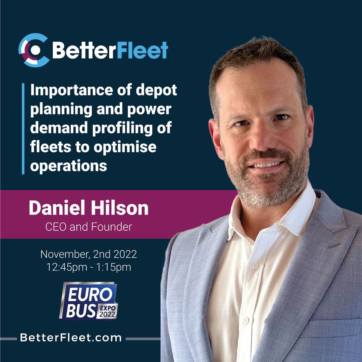 EVenergi's tweet photo. The CEO and Founder of BetterFleet, Dan Hilson will be speaking on November 2nd 2022 from 12:45pm to 1:15pm. If you are interested in understanding the key factors to consider when adopting infrastructure for the future, you don't want to miss this one!
#ev #electricbuses https://t.co/EgvTPieANu