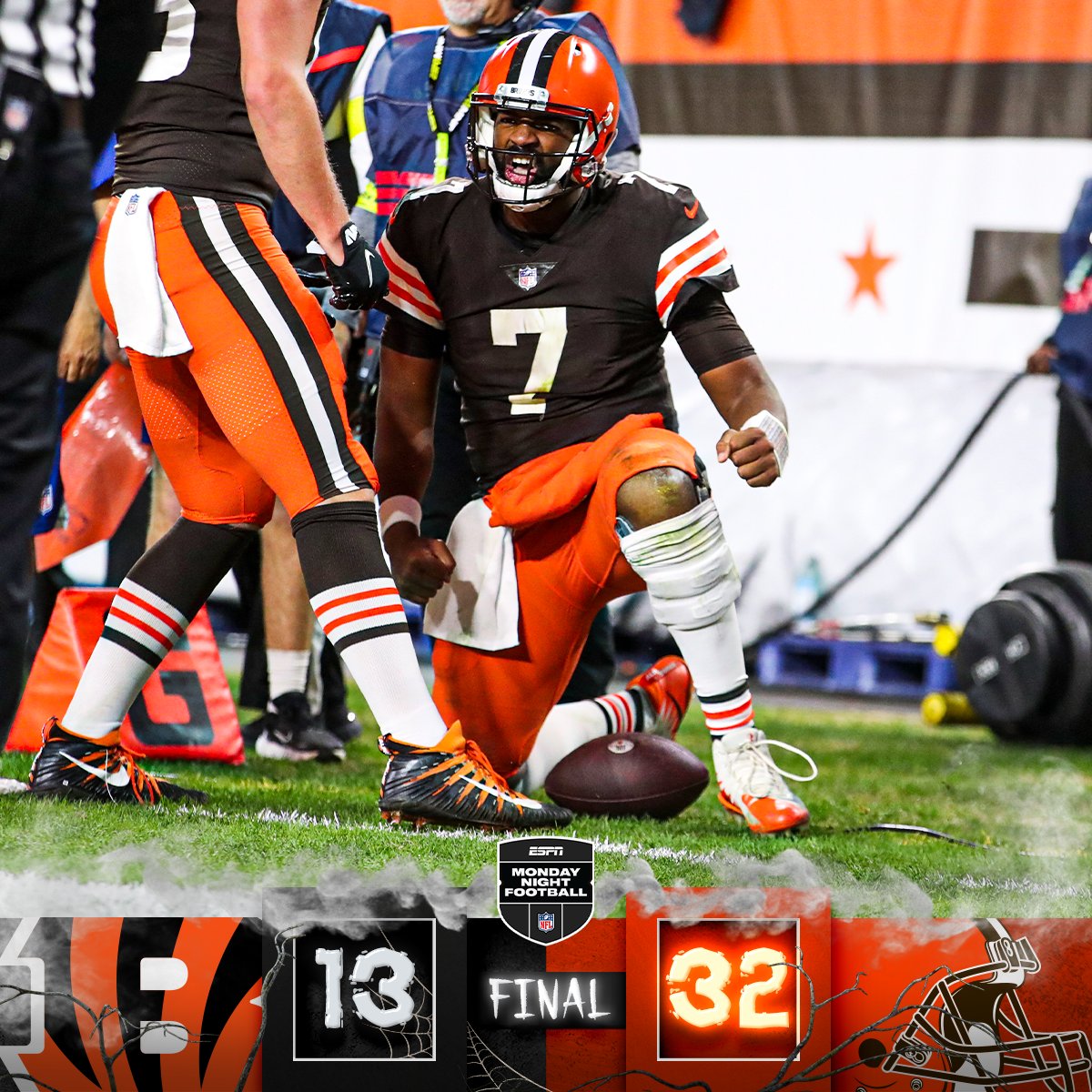 Browns, Bengals set for Halloween Showdown on Monday Night Football -  Sports Illustrated Cleveland Browns News, Analysis and More