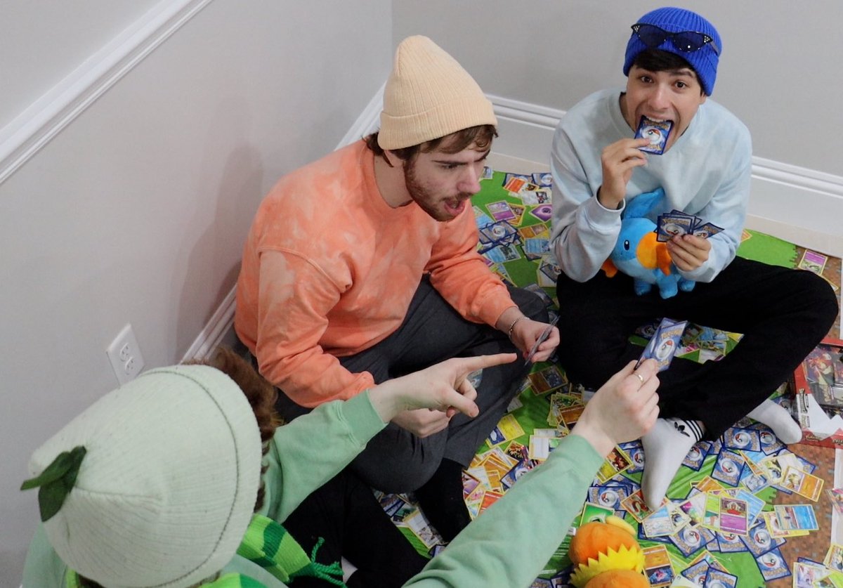 We played Pokémon instead of trick or treating