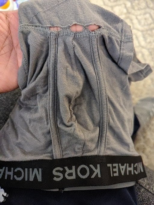 rishianand17's tweet photo. @MichaelKors look at what happened to your boxers after just one wash. 

Seriously, just one wash !! https://t.co/647JA8fwjd