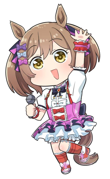 これまた何かに使う用のファル子とゴルマク。水着ゴルマク好きなので描いてて楽しかった・・・#ウマ娘 
