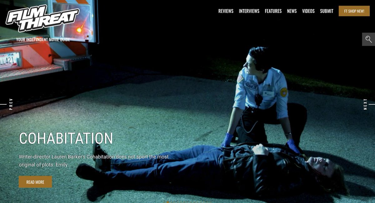 FilmThreat's tweet photo. "...Sarah seems to get jealous whenever Emily talks about her family or friends." Bobby LePire is thrilled by Cohabitation.
https://t.co/m4RSrlb6rW #SupportIndieFilm #Cohabitation #Thriller https://t.co/9gmfWP1PIM