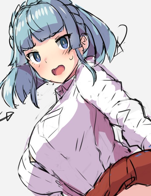 FANBOX限定コンテンツ用カット、カラーラフを進行。 