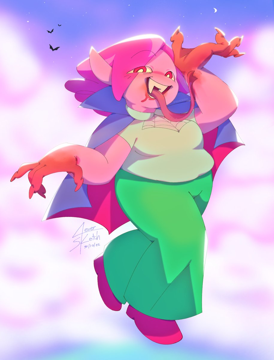 4eversketch's tweet photo. last day to be spooky🦇✨ #spookysona #Halloween #Halloween2022 https://t.co/dVYZObGZXB