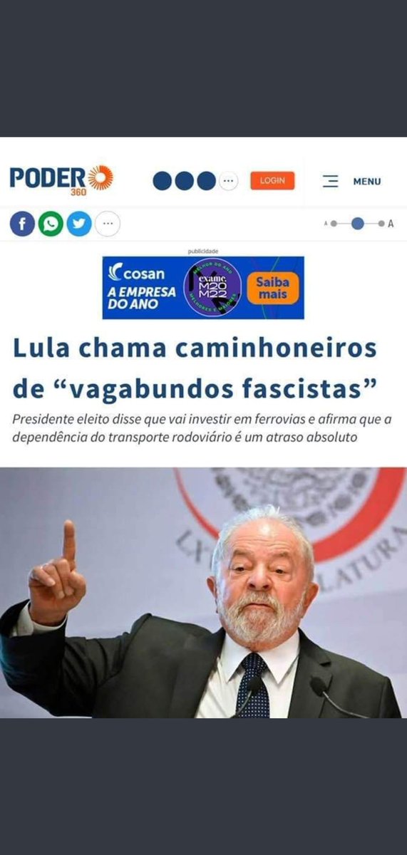 JCecelm's tweet photo. Todo respeito e consideração aos Caminhoneiros do nosso Brasil, juntos podemos salvar o nosso Brasil assim como foi salvo em 64. https://t.co/AKdm0Venev