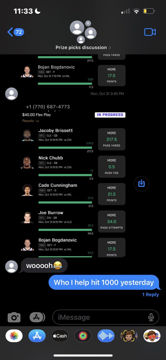 Ramon2hard's tweet photo. I helped the group chat all win tn get at me if you wanna join #PrizePicks #PrizePicksNBA #GOAT #goatpicks https://t.co/TbTMCxART3