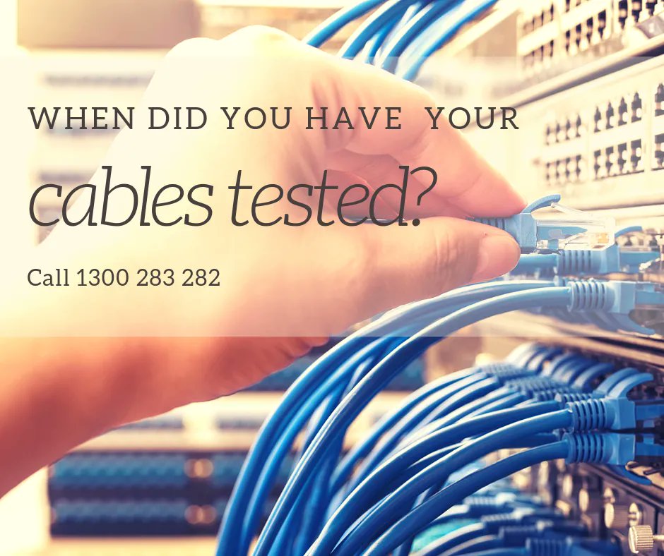 Comtec_Data's tweet image. Call Comtec Data Solutions on 1300 283 282 for professional network cable testing, fault finding and certification .
#ComtecDataSolutions #Comtec #Karratha #Pilbara #PortHedland #WhenDidYouHaveYourCablesTested