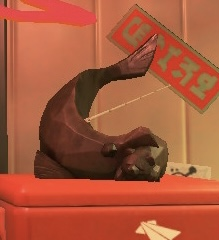 doesithaveabear's tweet photo. Splatoon 3 has a bear!
Mr. Grizz is the antagonist and final boss of the story mode campaign Return of the Mammalians. Like in Splatoon 2, he still runs Salmon Run, but his statue of a bear eating a salmon will be replaced with a salmon eating a bear after completing story mode. https://t.co/0nzjj553WL