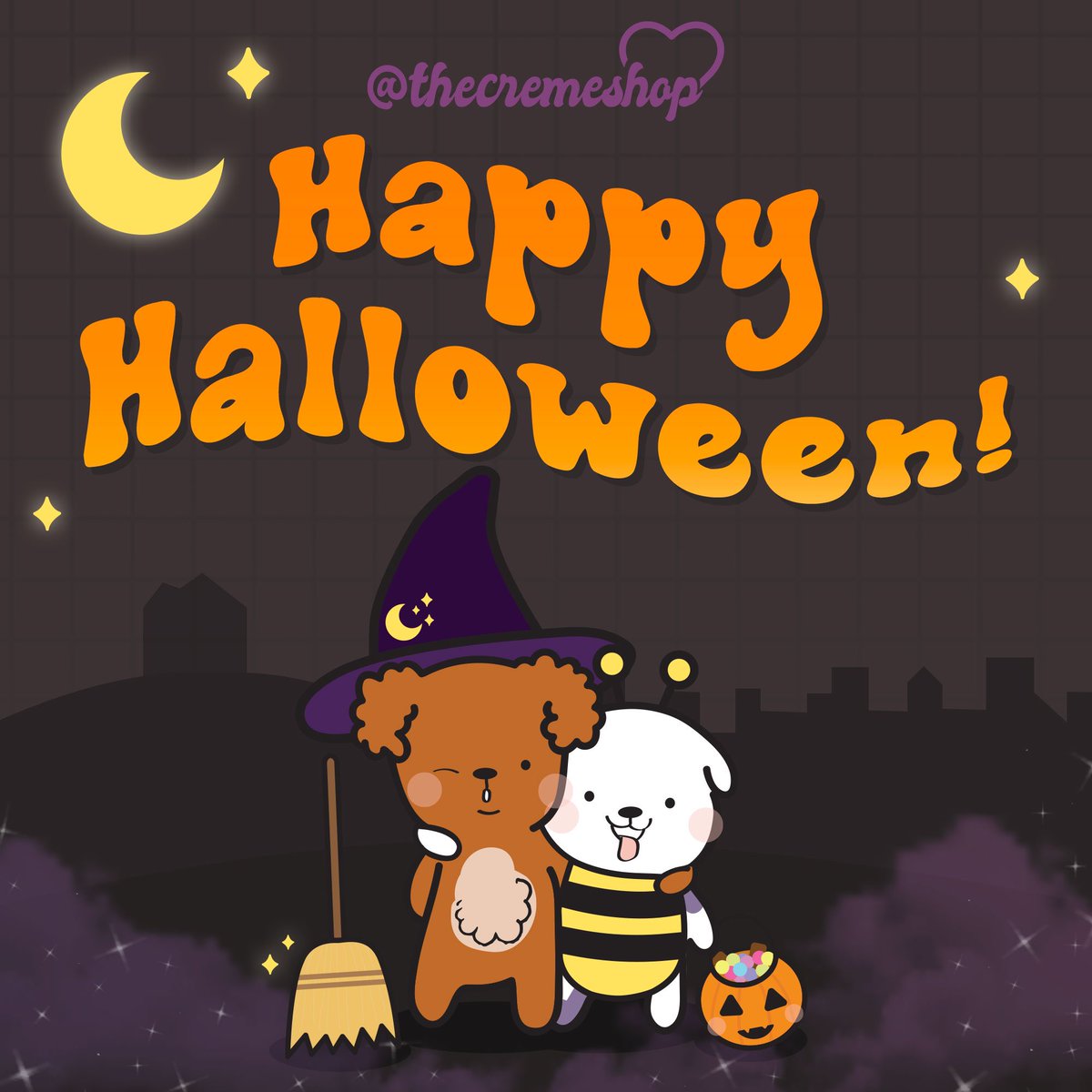 happy halloween, crème cuties 🎃💖 stay safe & have fun!