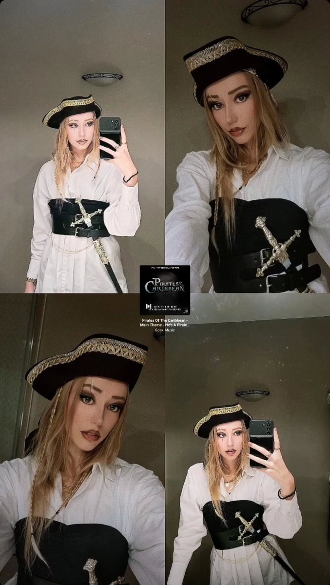 It's probably still Halloween somewhere, so this totally counts !

🎃Happy Halloween everyone !!!

#Halloween2022 #Halloween #HappyHalloween #HalloweenEnds #halloweencostume #HalloweenGirls #pirate